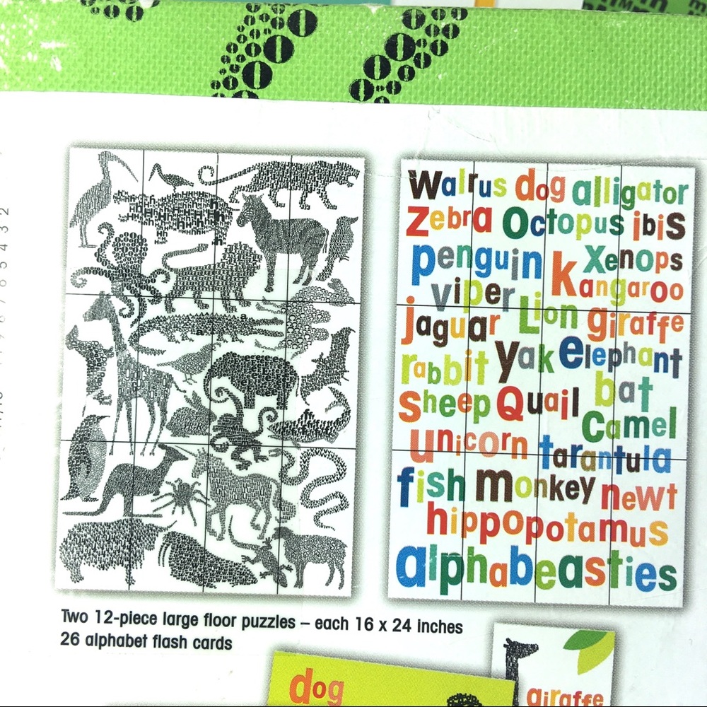 Alphabeasties Alphabet Flash Cards - Picture 5 of 7